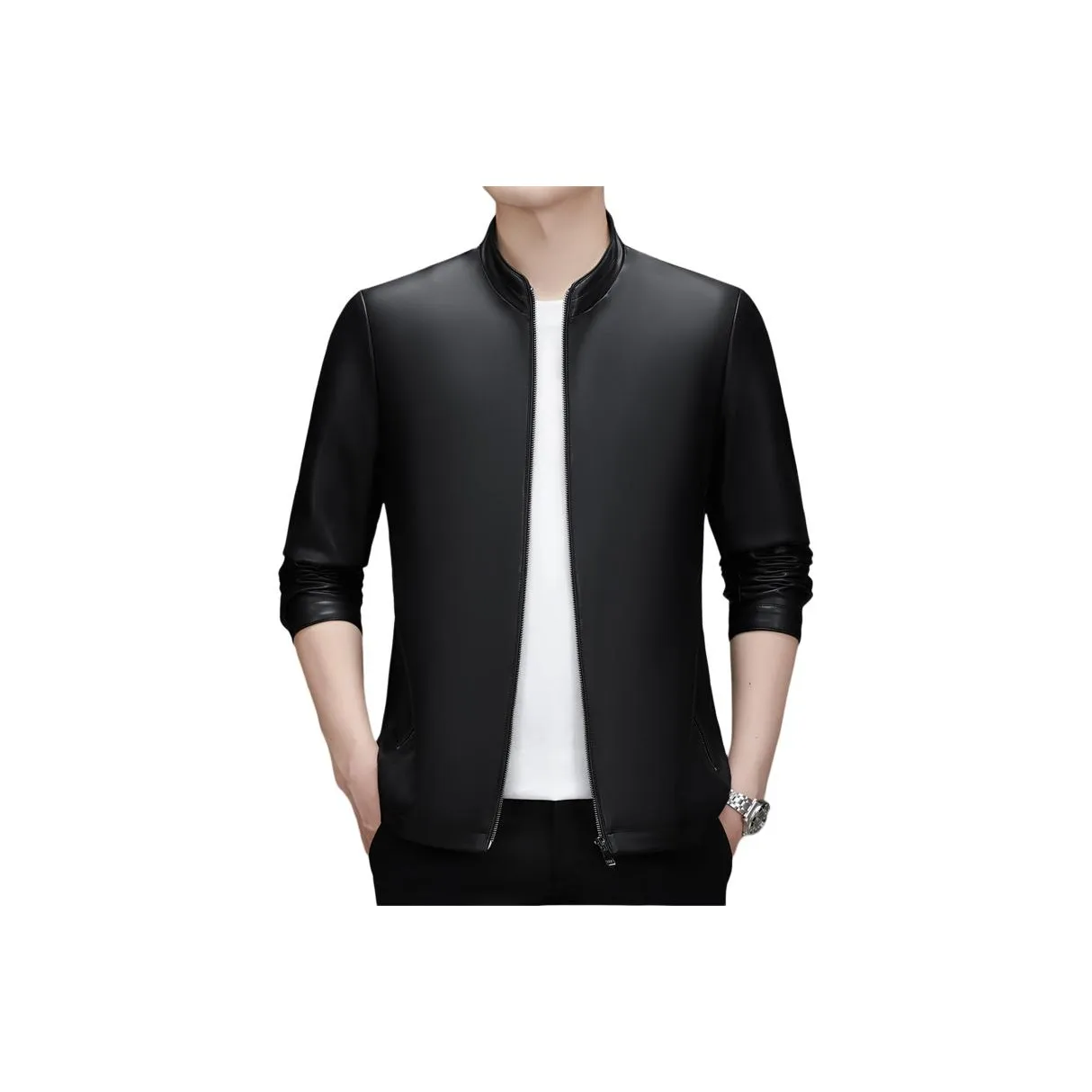 TUCANO Черные Мужские Кожаные Куртки