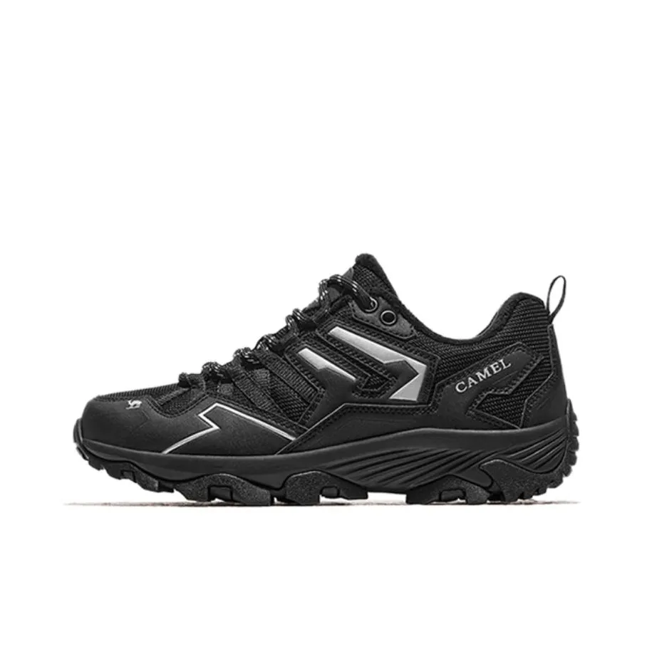 CAMEL Outdoor Shoes Women's Low-Top Black Silver Gray