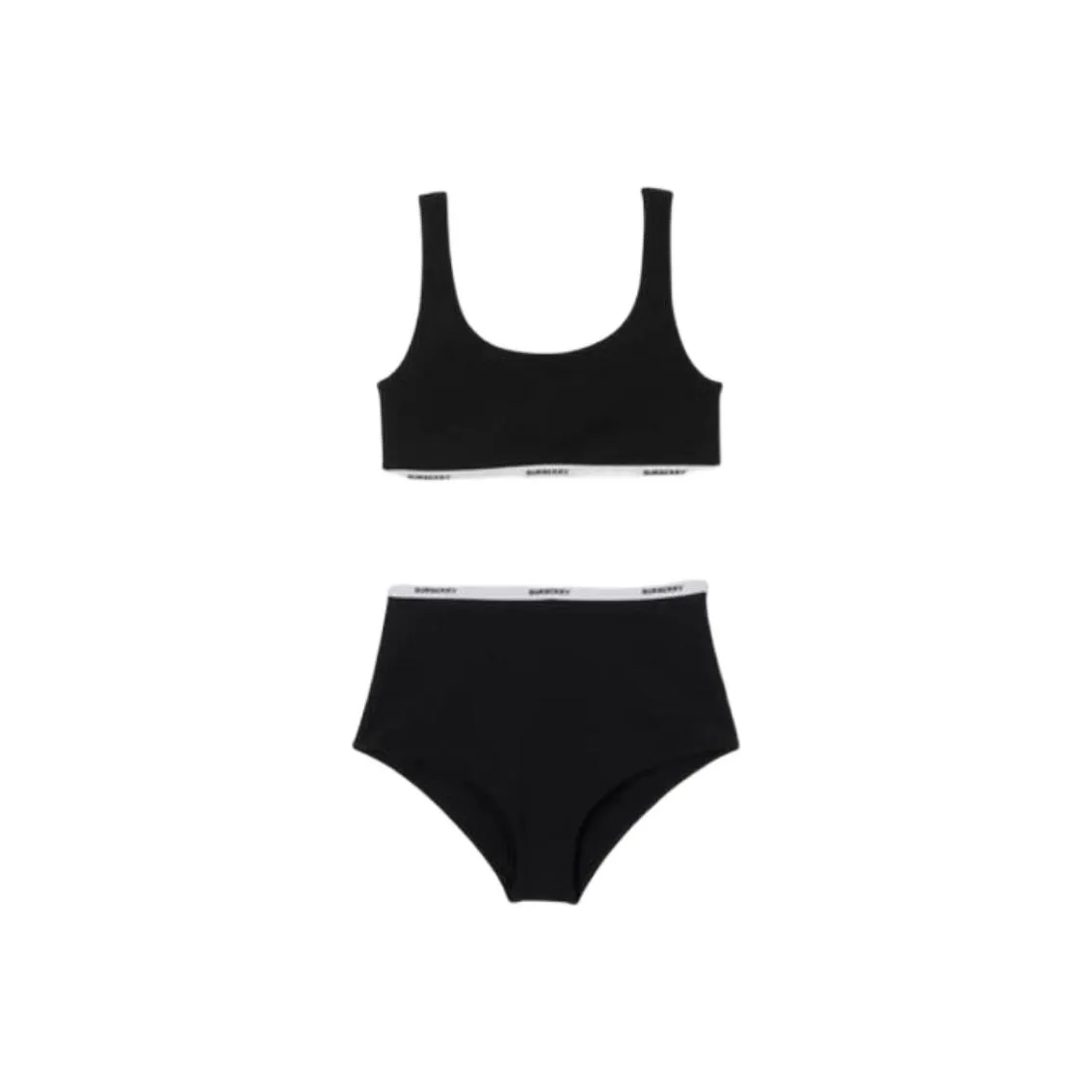 Burberry Two Piece Swimsuits Women's Black