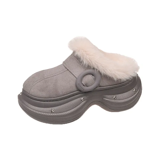 Puppytown ЭВА Противоскользящие Тапочки с Бантом Платформа Хлопок Женские