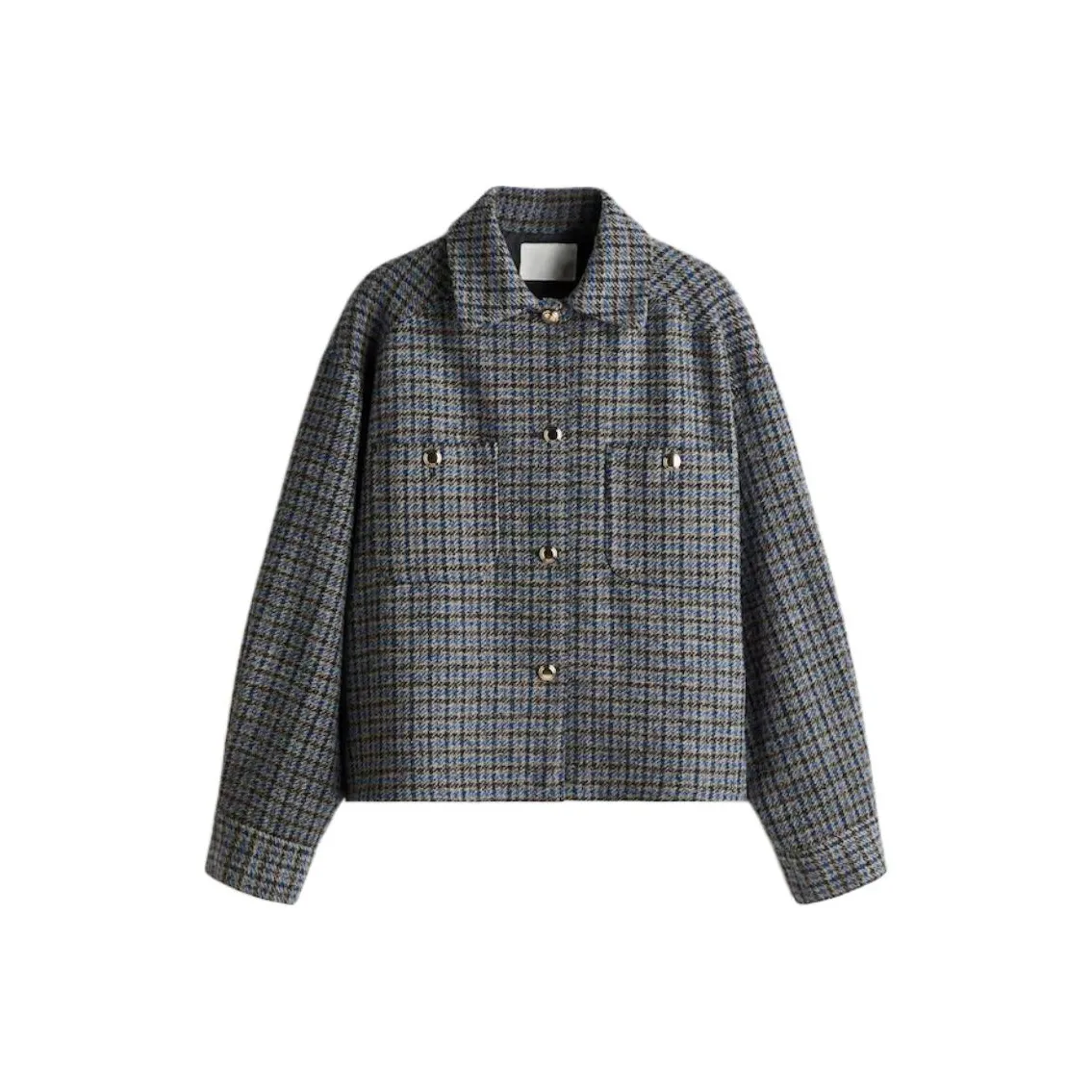 H M Серый Клетчатый Женские Куртки