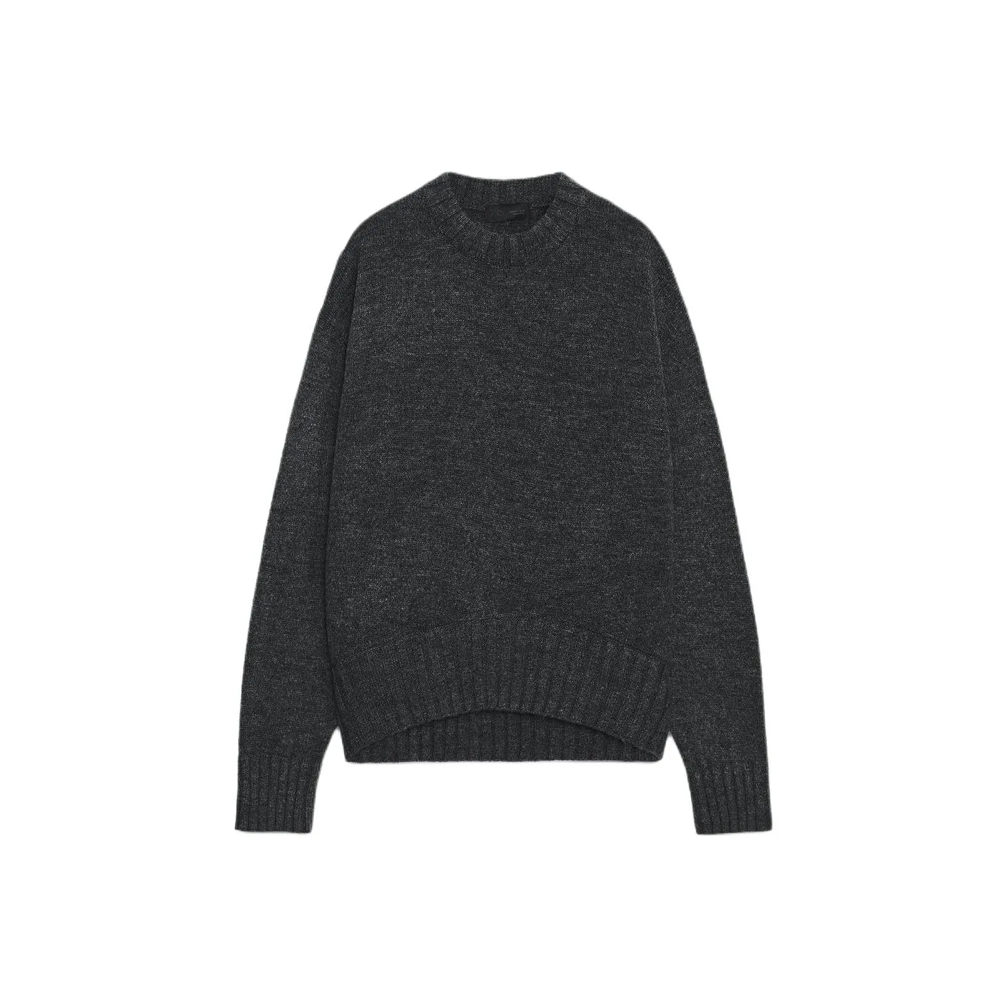 ZARA Зебра с принтом Серый Женский Свитер