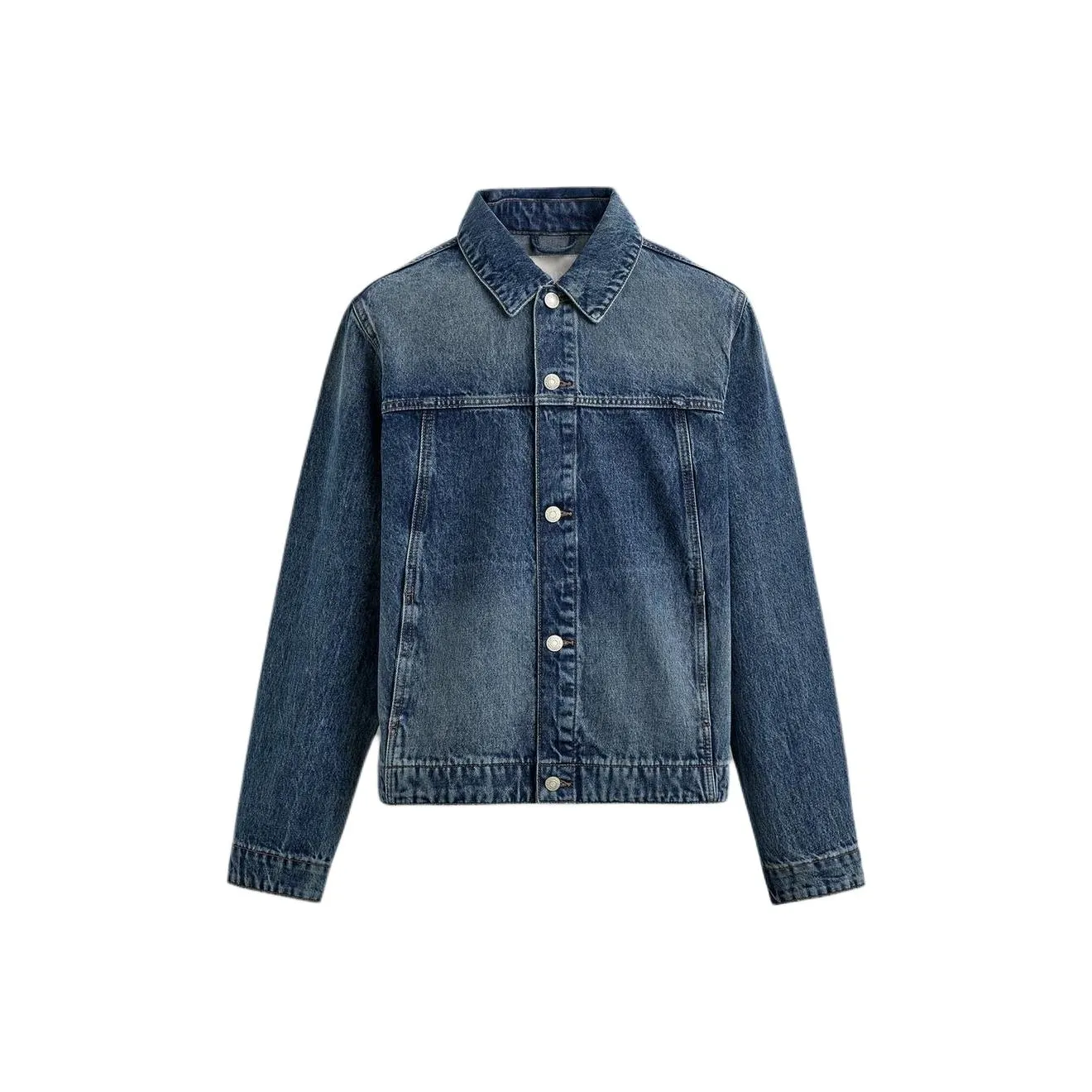 ZARA Blue Men's Denim Jackets ZARA Синий Мужские Джинсовые Куртки