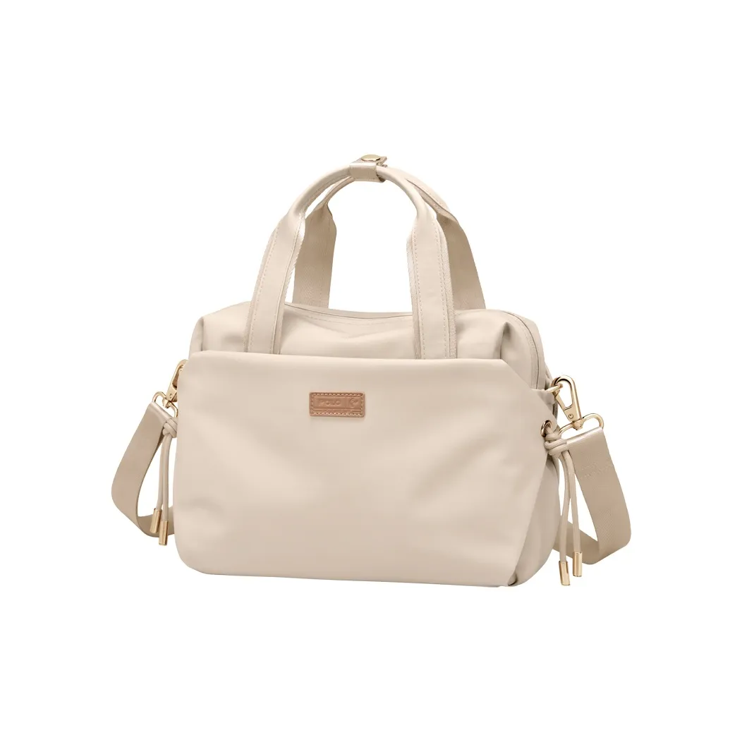 POLO Ткань Сумка Стандартная Женская Молочно-чайный Абрикос Черный