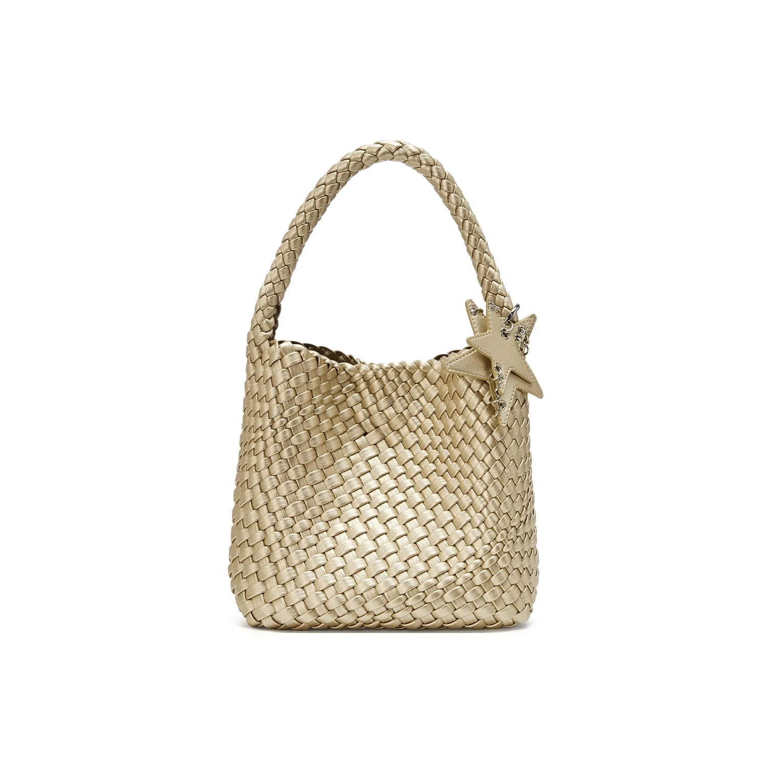 JOSINY ПУ (полиуретан) Сумка Стандартная Женская Шампанское Золото Светло-Фиолетовый