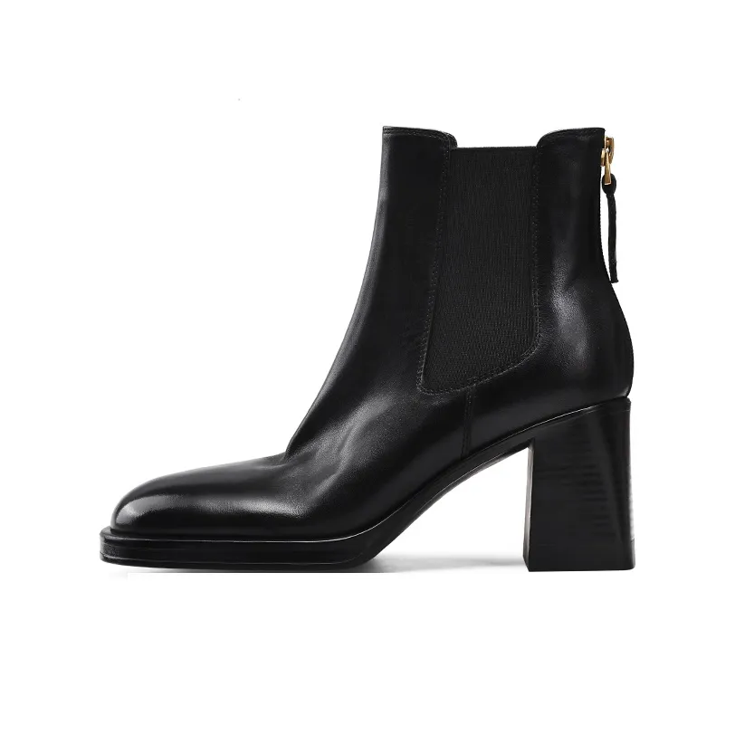 H YXIANG Высокие каблуки Ботинки 7,5 см Женские