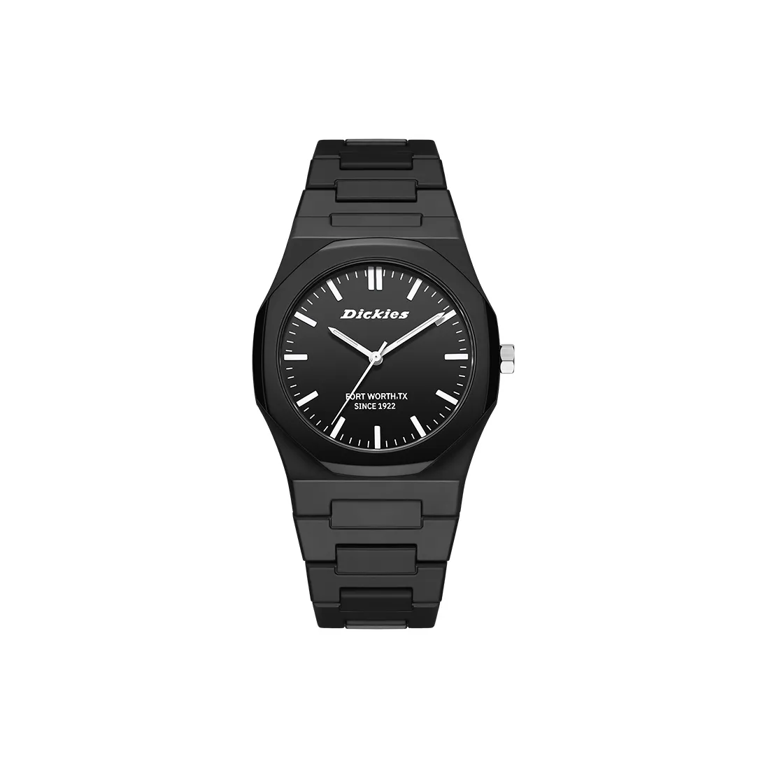 Dickies Кварцевые часы пластиковый ремешок черный циферблат унисекс