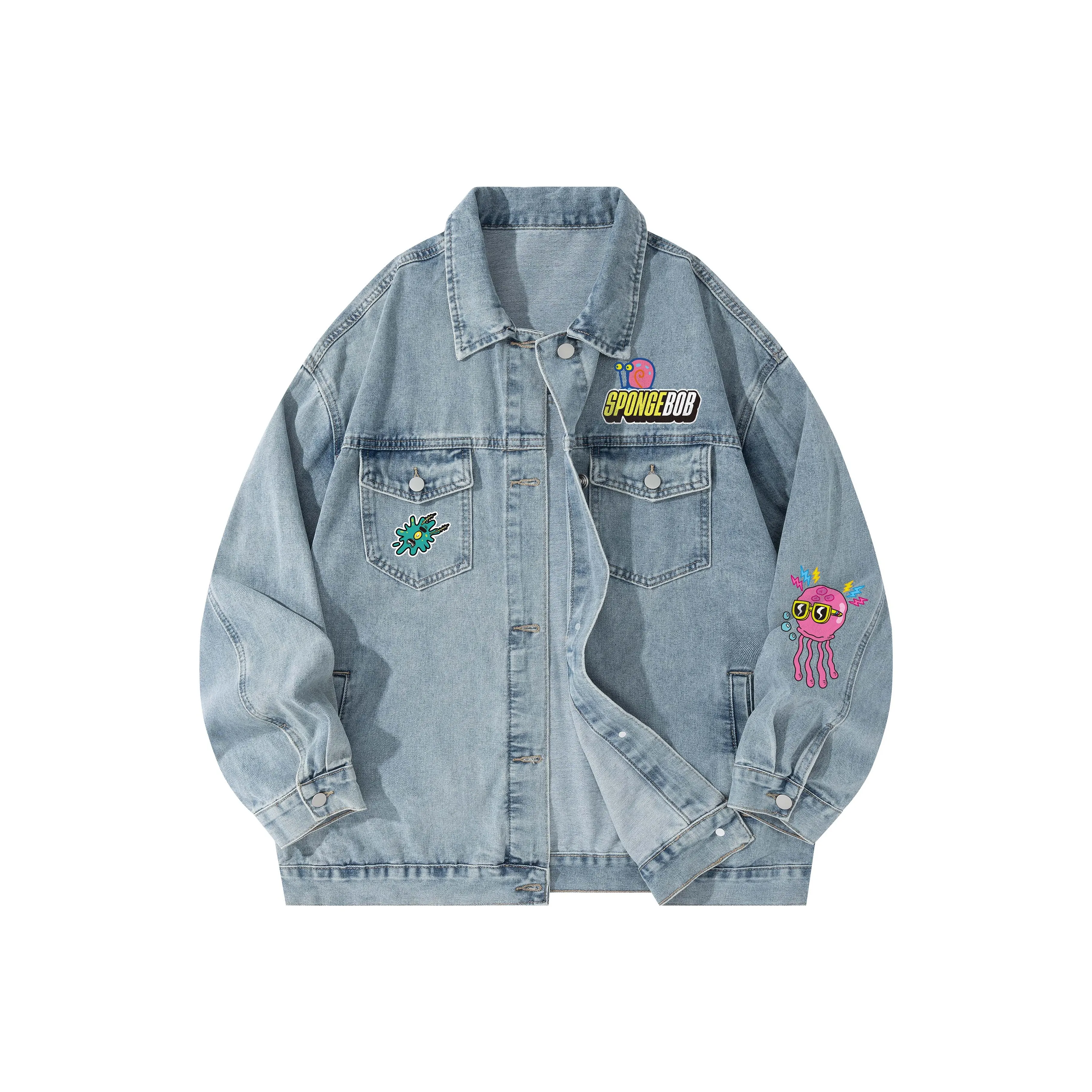 SPONGEBOB SQUAREPANTS Деним Куртка Унисекс
