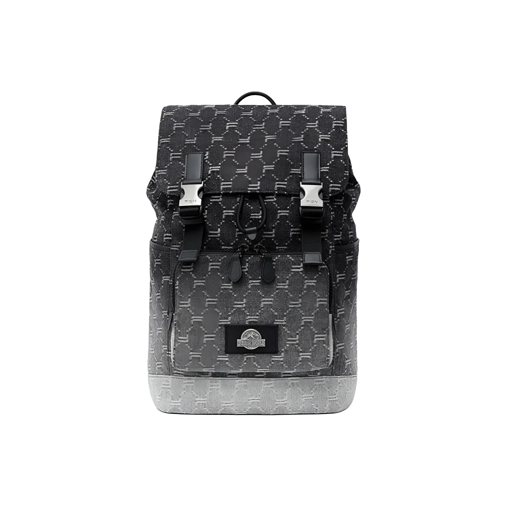 FION Ткань Рюкзак Сумка Унисекс Серый