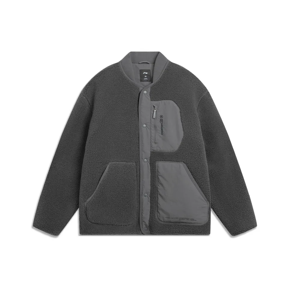 Пальто с подкладкой Мужской Угольный Дым Серый