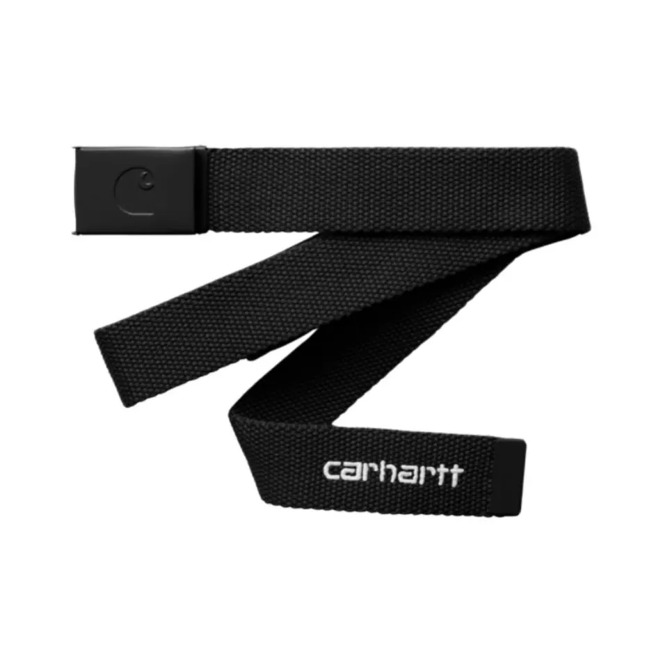Carhartt WIP Полиэстер Ремень Мужской Черный 3,4CM