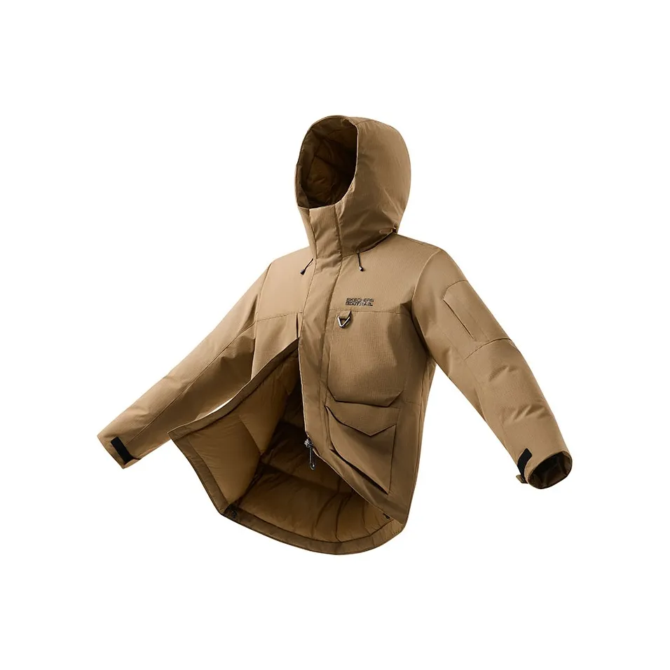 Skechers Пуховик Унисекс Перо Каштановый