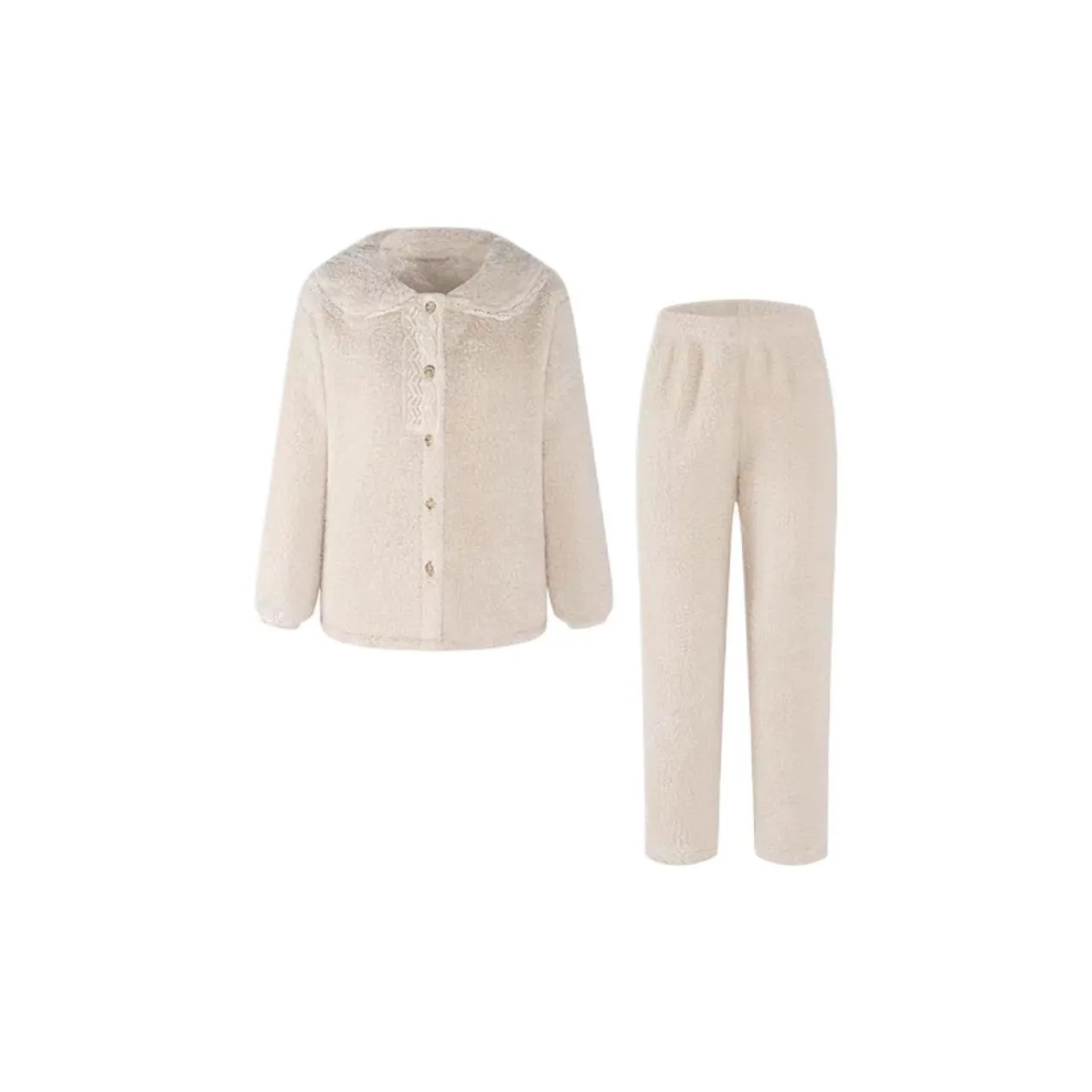 MIMOSA CHUR Утолщенный и с флисовой подкладкой Коралловый флис Комплект пижамы "Magical Цветы" Женский