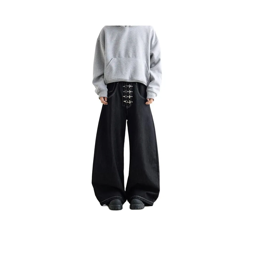 CHAORENBANG Изогнутый нож Джинсы Унисекс