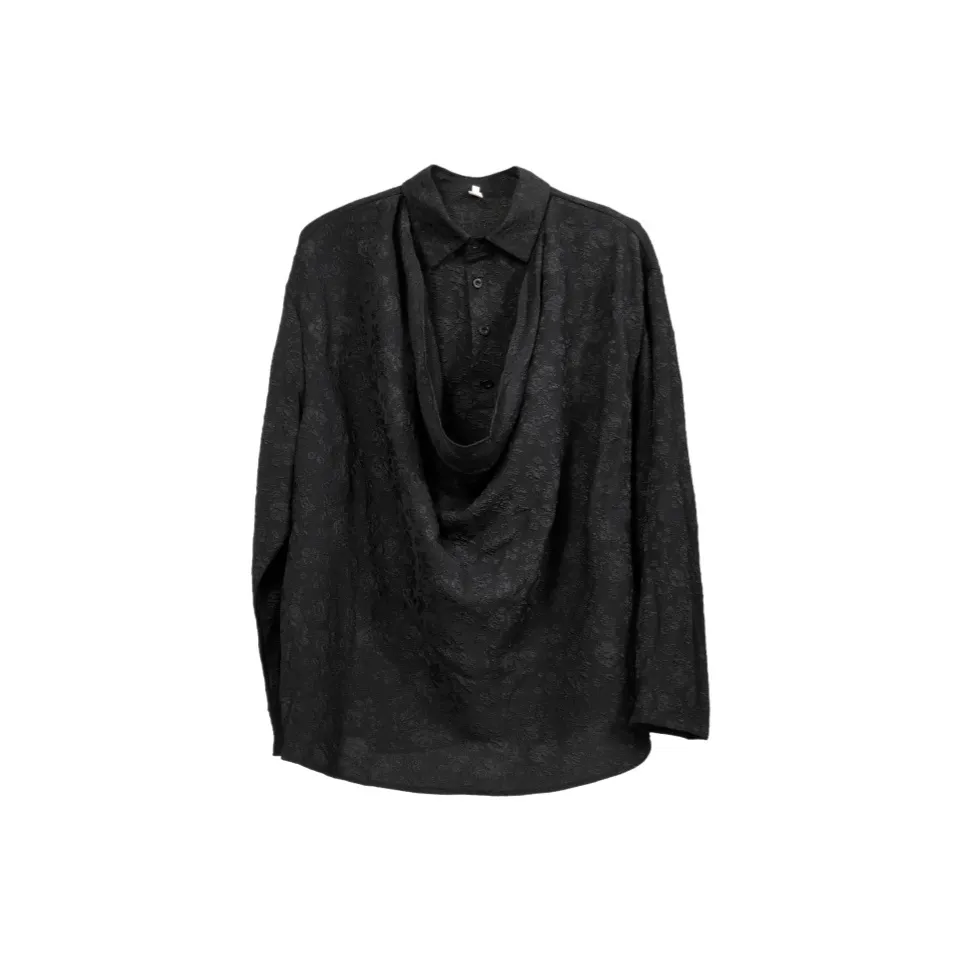 JIARONG Черные Унисекс Рубашки