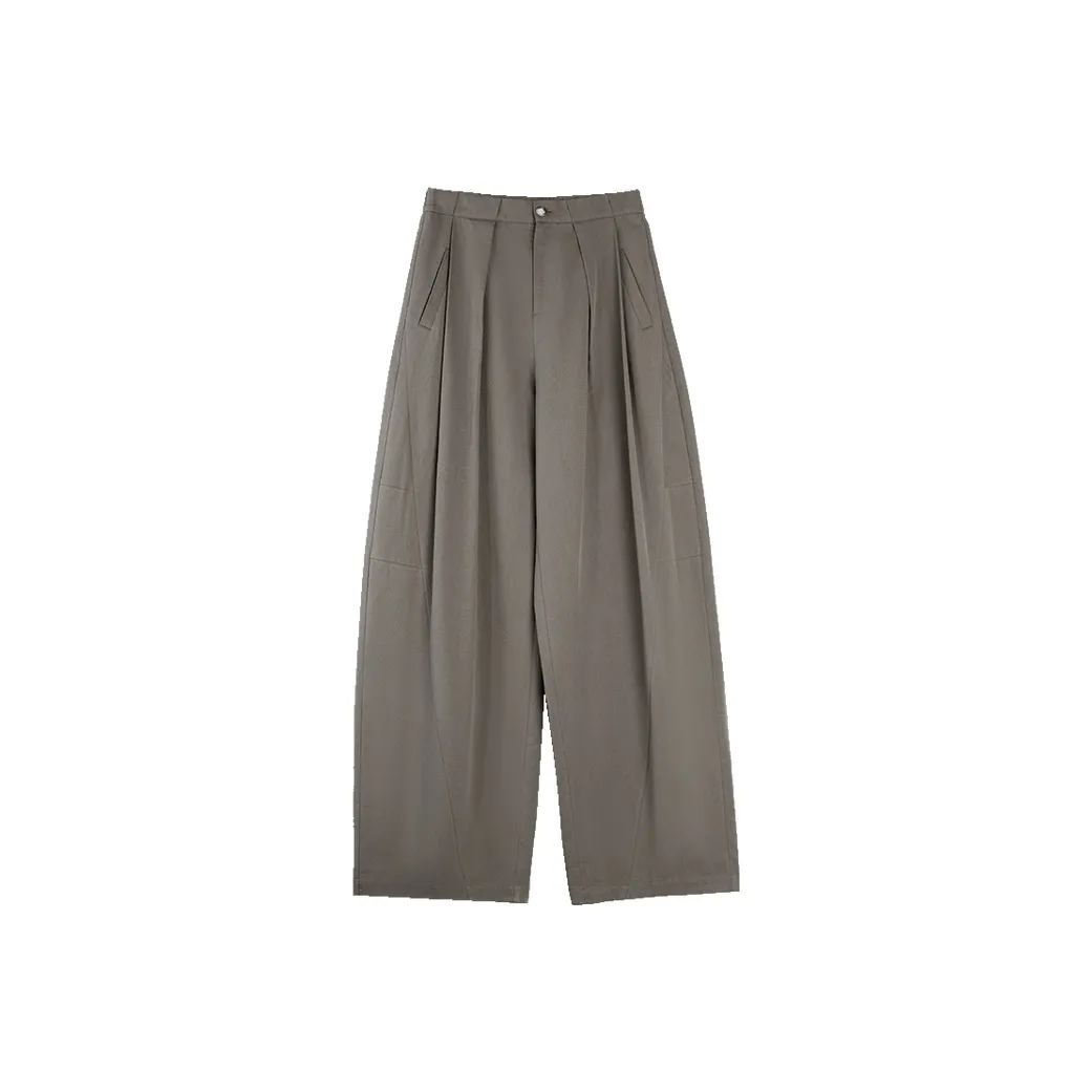 ELLE Серый Зеленый Женские Повседневные Штаны