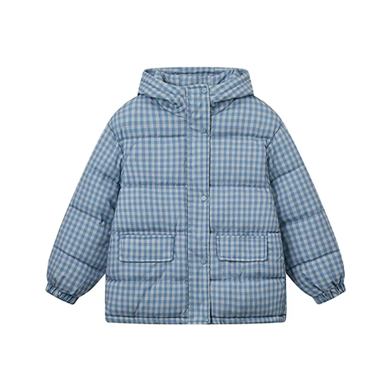 RTNH Синий Клетка Женская Пуховая Куртка