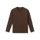 Long-Sleeved Crew Neck T-Truffle Brown