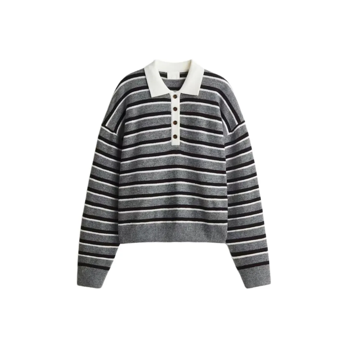 H M Серый Смешанный Цвет Женские Свитера