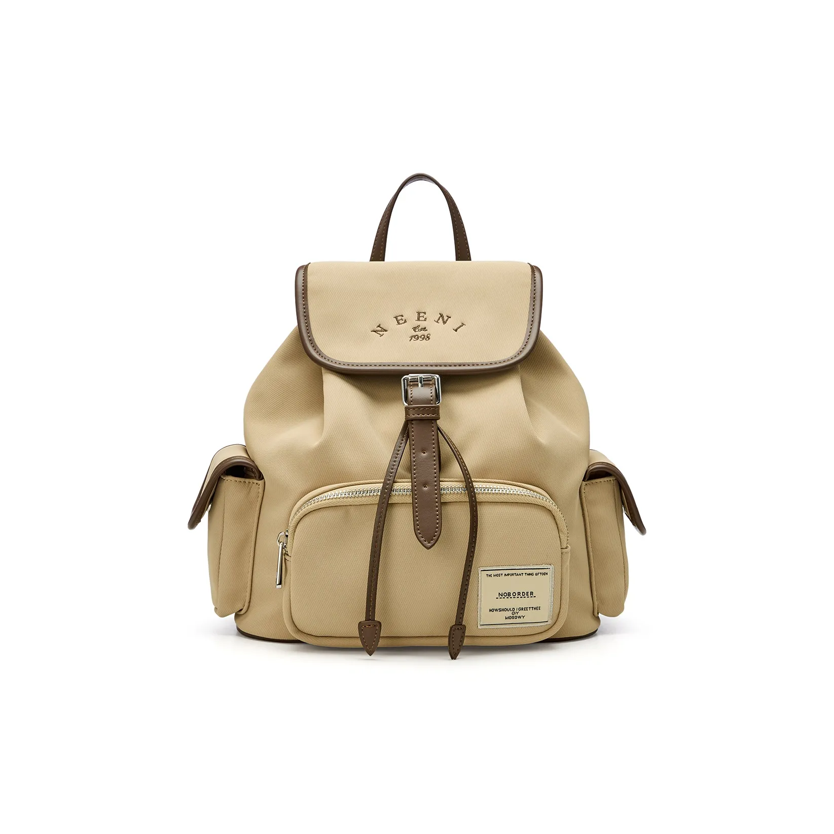 JOSINY Рюкзак из синтетической кожи стандартный женский абрикос темно-синий