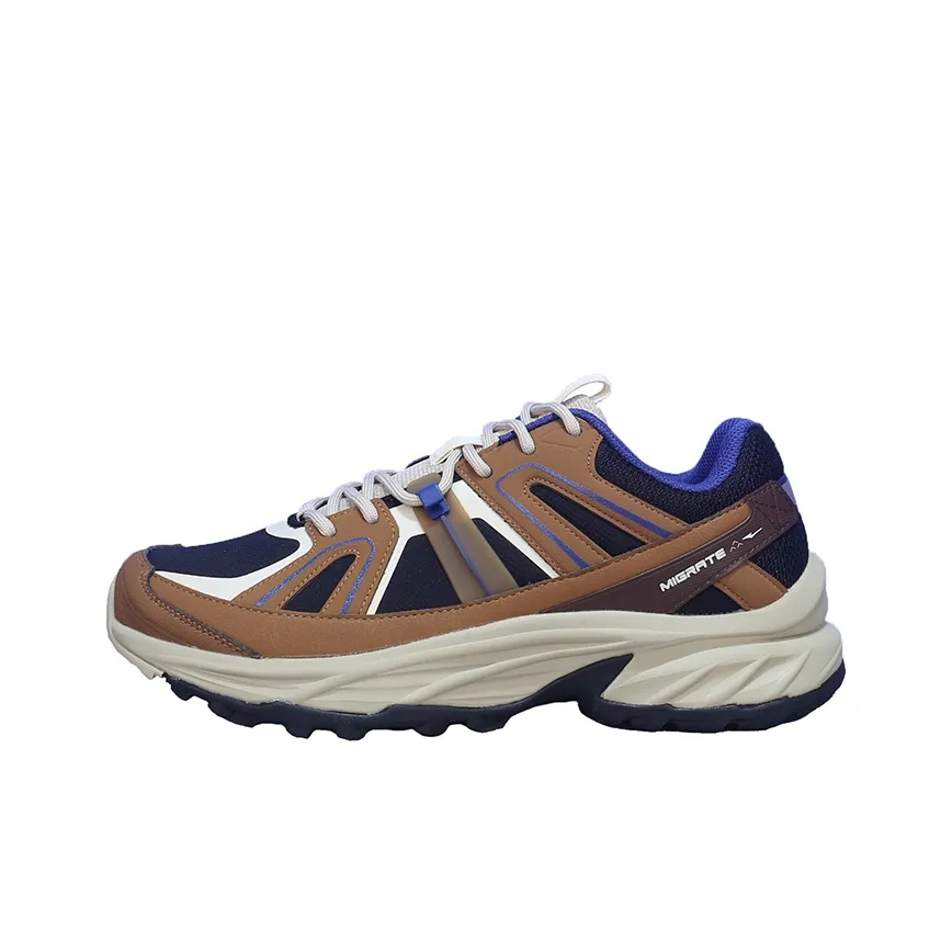 Erke Slip-resistant Abrasion-resistant Waterproof Low-top Casual Trail Running City Commute Running Shoes Men's