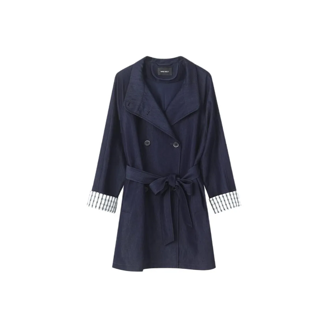 NINE WEST Crown Синий Женский Тренч