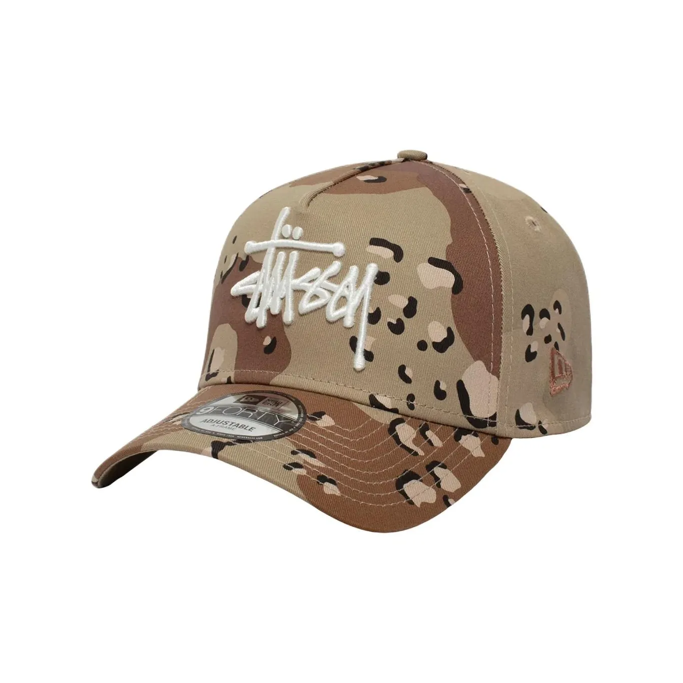 Stussy x New Era Полиэстер Кепки Унисекс Песочный