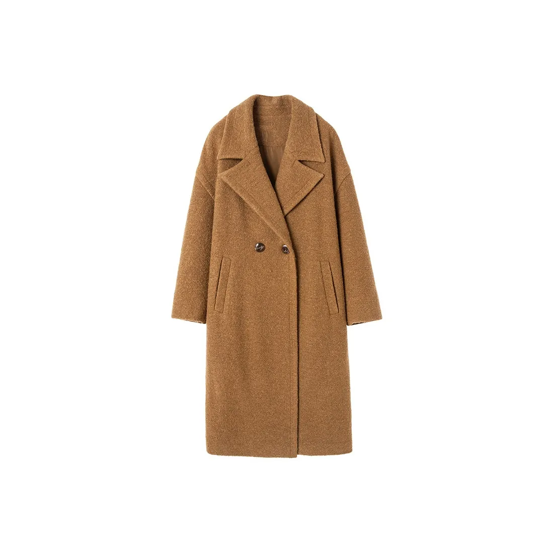 Devanro Оленьи рога Коричневый Женское пальто