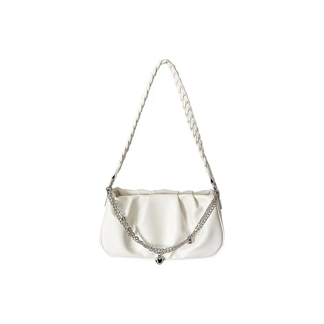 ORANGE BEAN ПУ (полиуретан) Сумка через плечо Женская Молочный Белый Черный