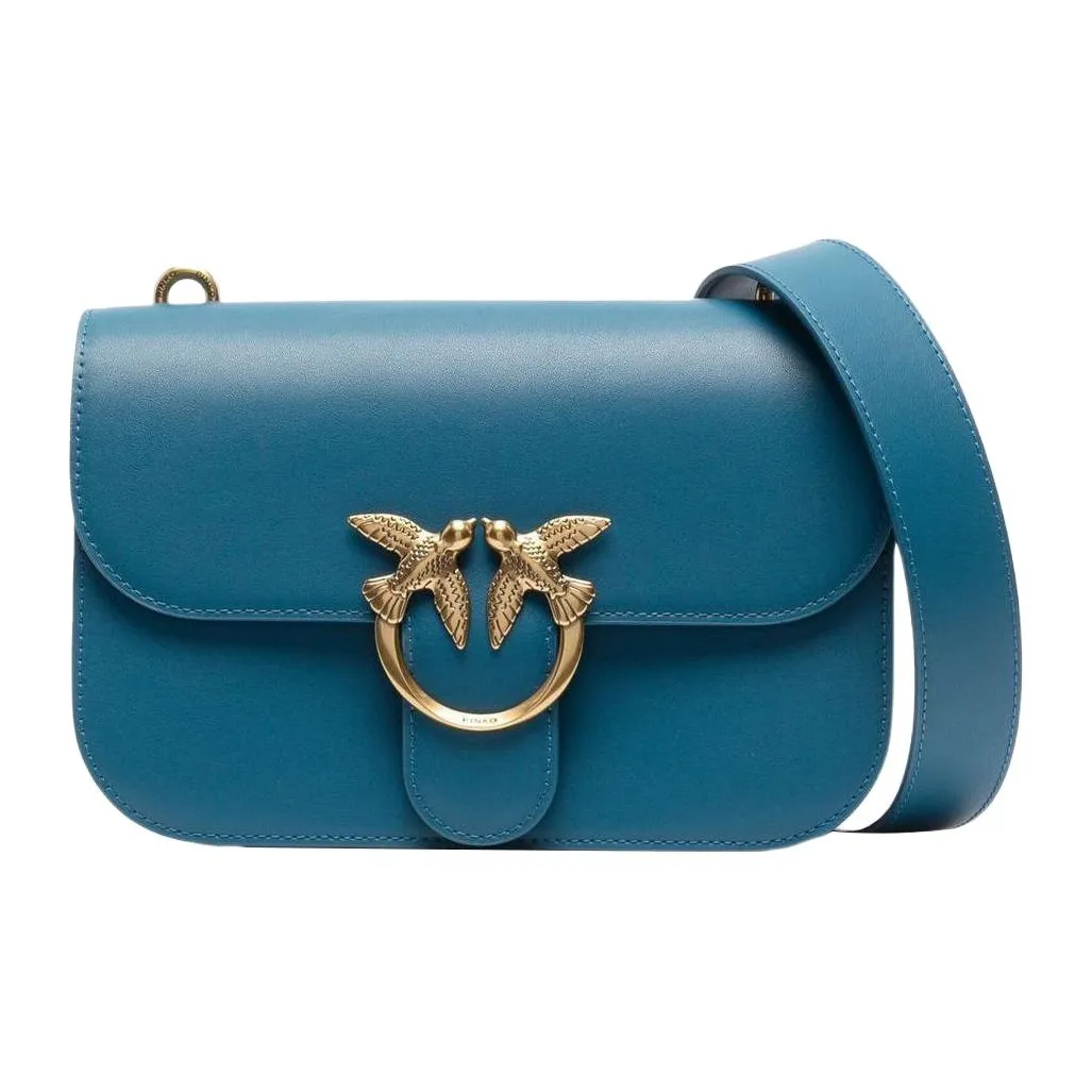 PINKO Кожа Сумка через плечо Женская Сапфирово-синий