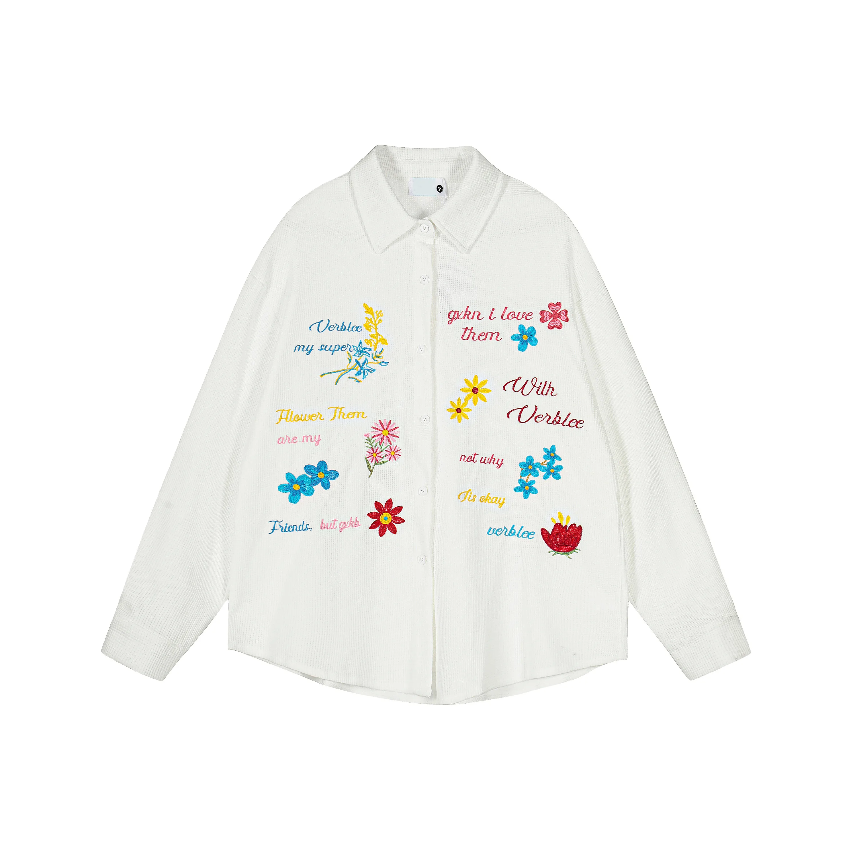 TREND ST Белый Унисекс Рубашки