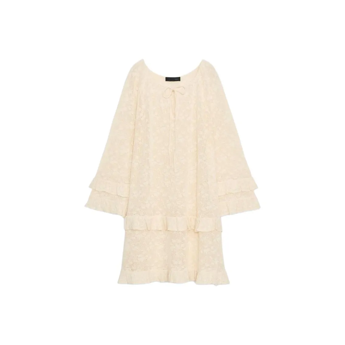 ZARA Длинное платье с длинными рукавами женское