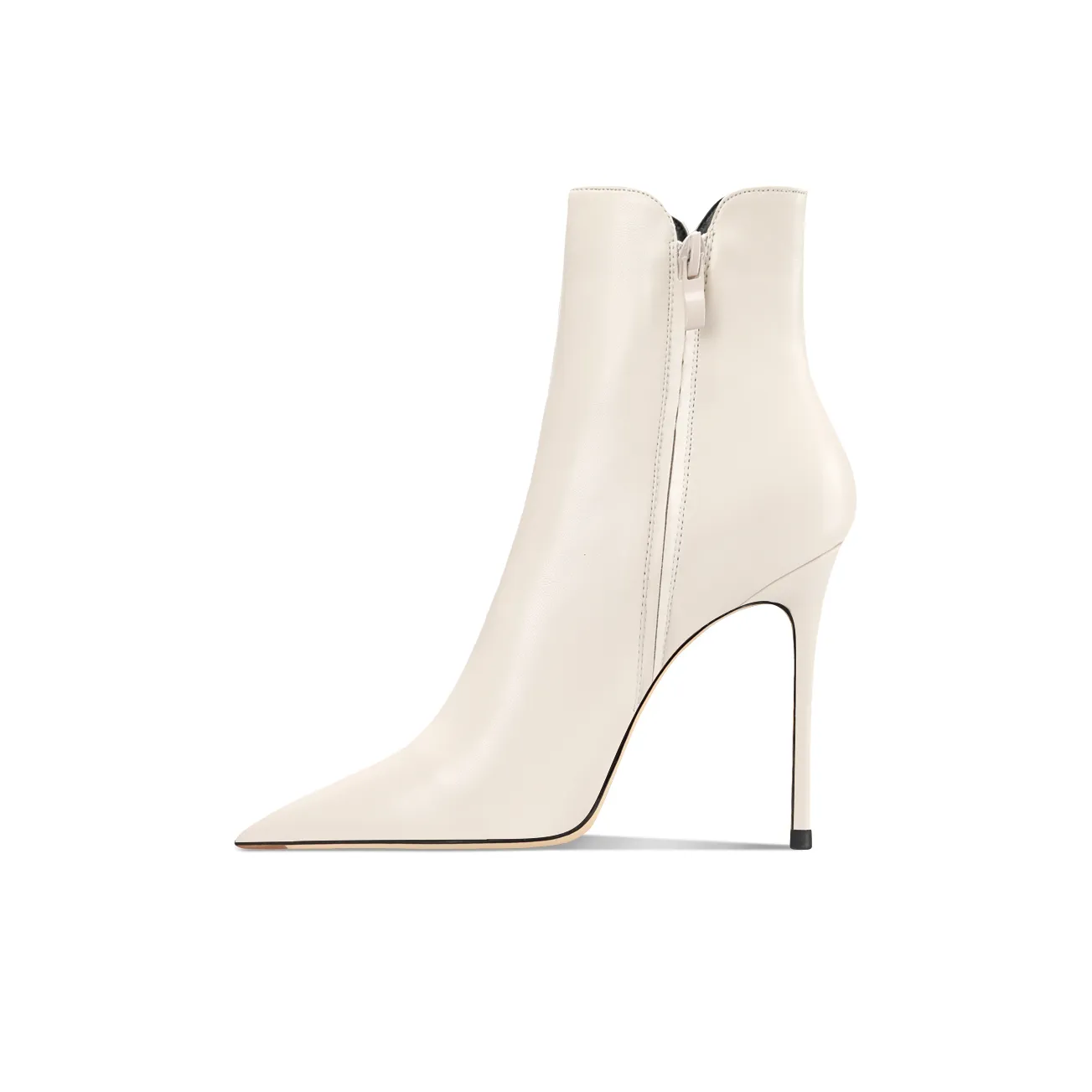 Siwei Ботильоны Супер Высокий каблук Женские Экрю