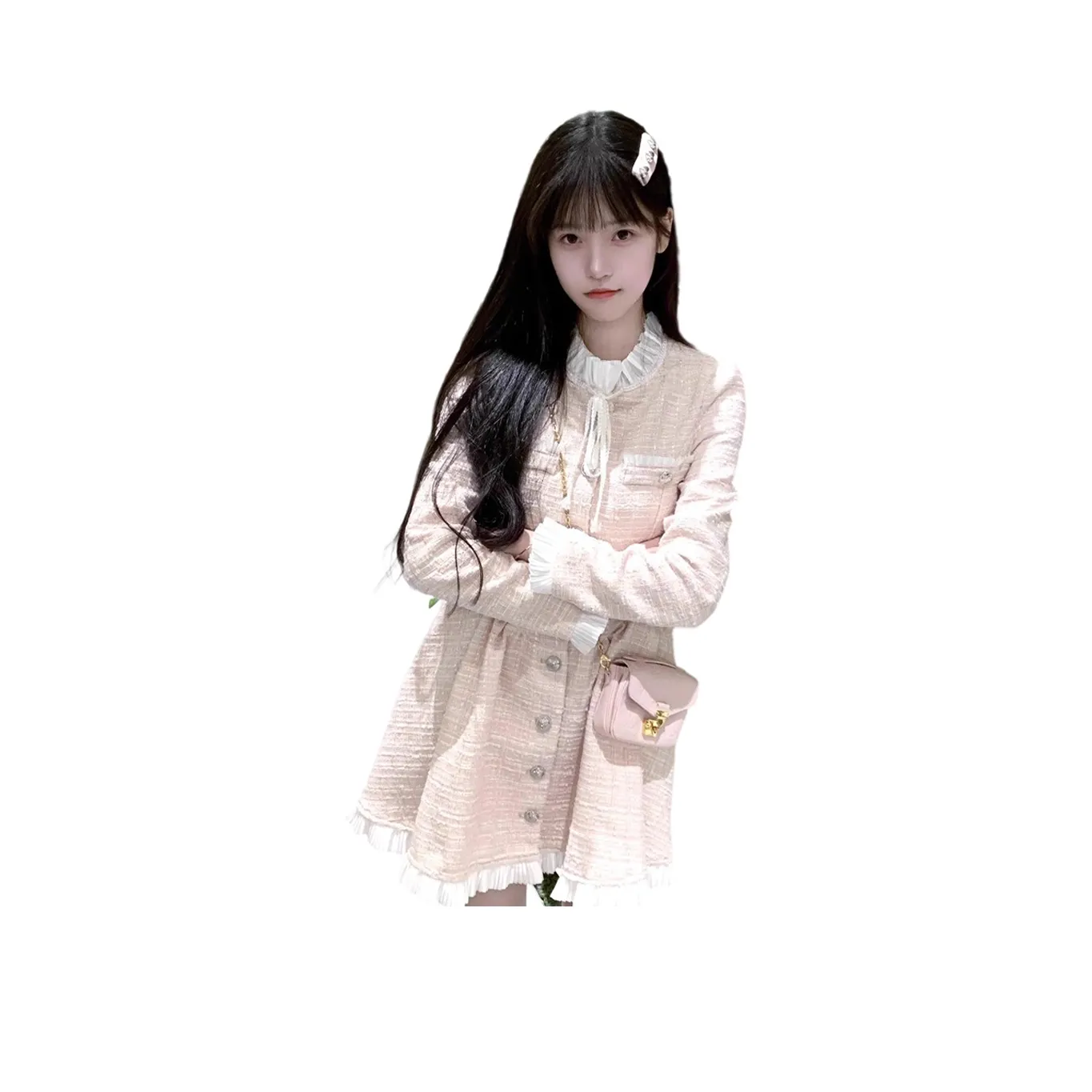 GRAYISMOON Длинное платье с длинными рукавами женское