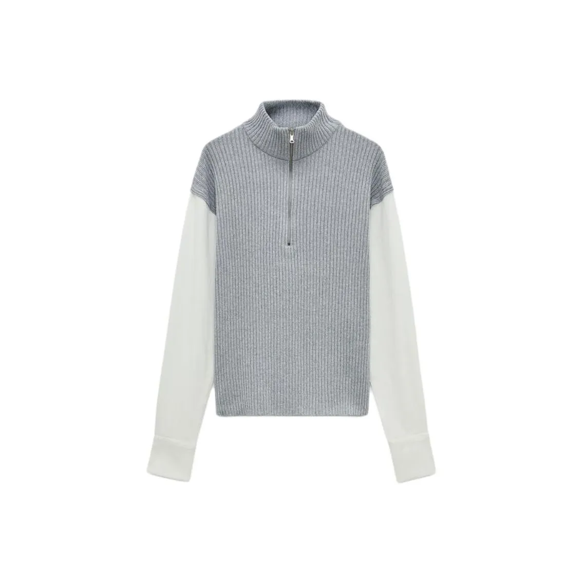 ZARA Зебра с принтом серые женские T-рубашки