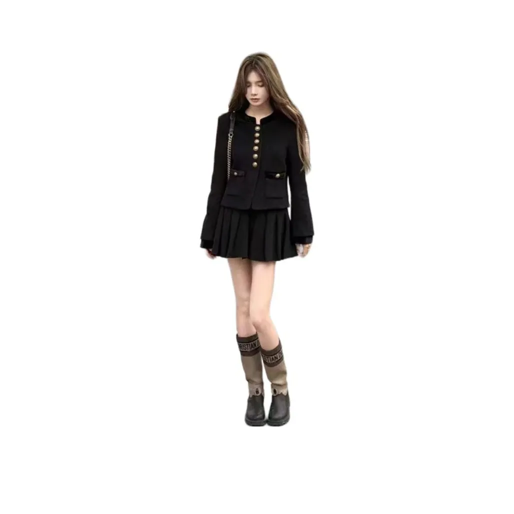 STYUW Длинное платье с длинным рукавом женское