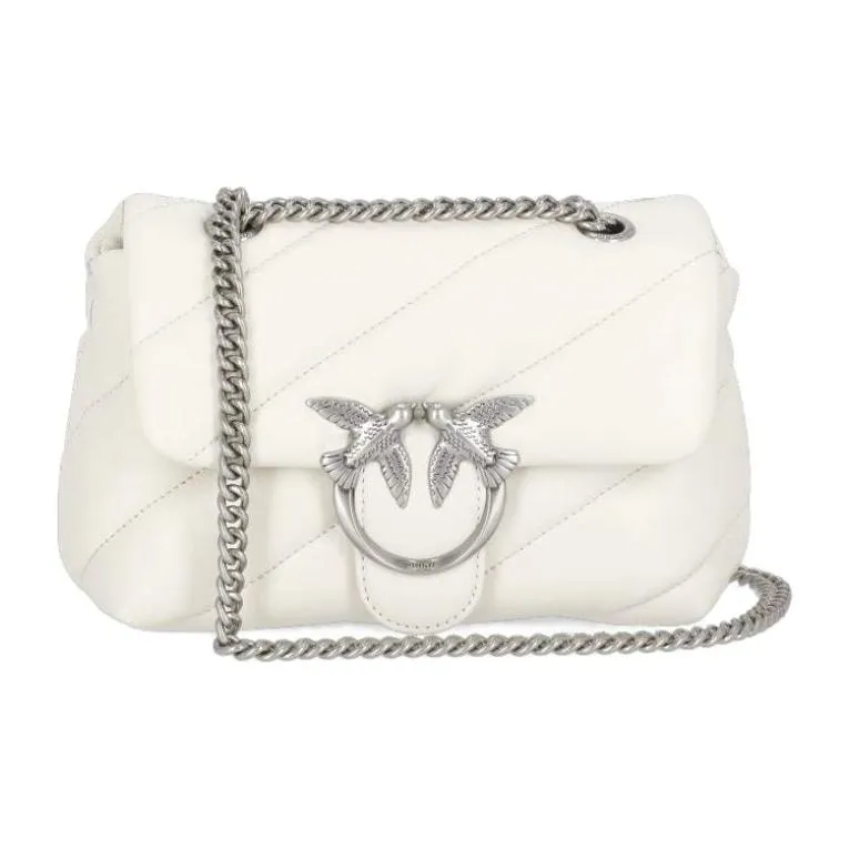 PINKO Овчина Сумка через плечо Сумка на плечо Женская Белая