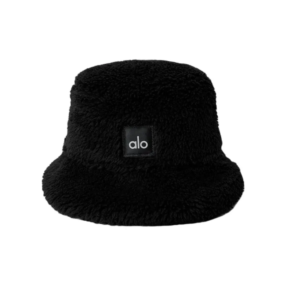 Alo Yoga Искусственный мех Панамы Унисекс Черный