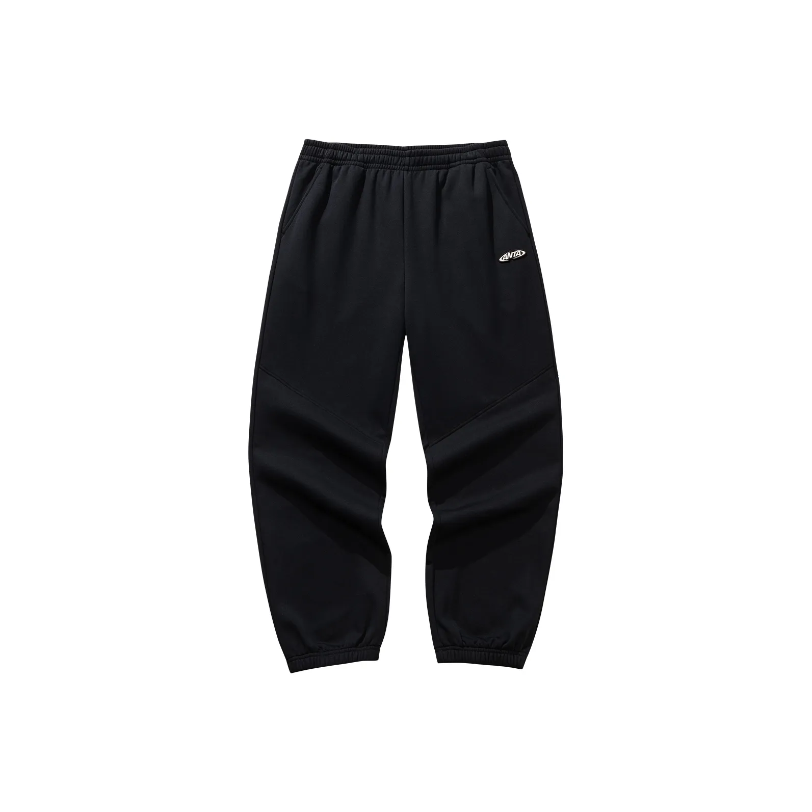 ANTA Вязаные тренировочные брюки мужской основной черный