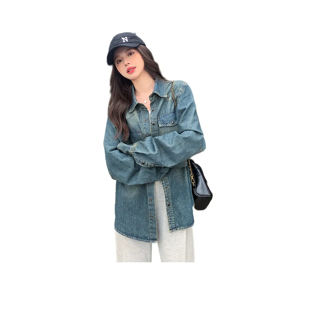 MEXICAN Синий Женские Рубашки