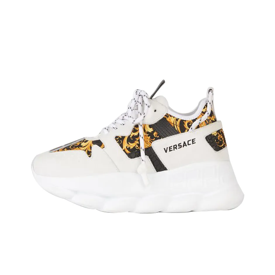 VERSACE Chain Reaction Casual Shoes Women's Low Top White