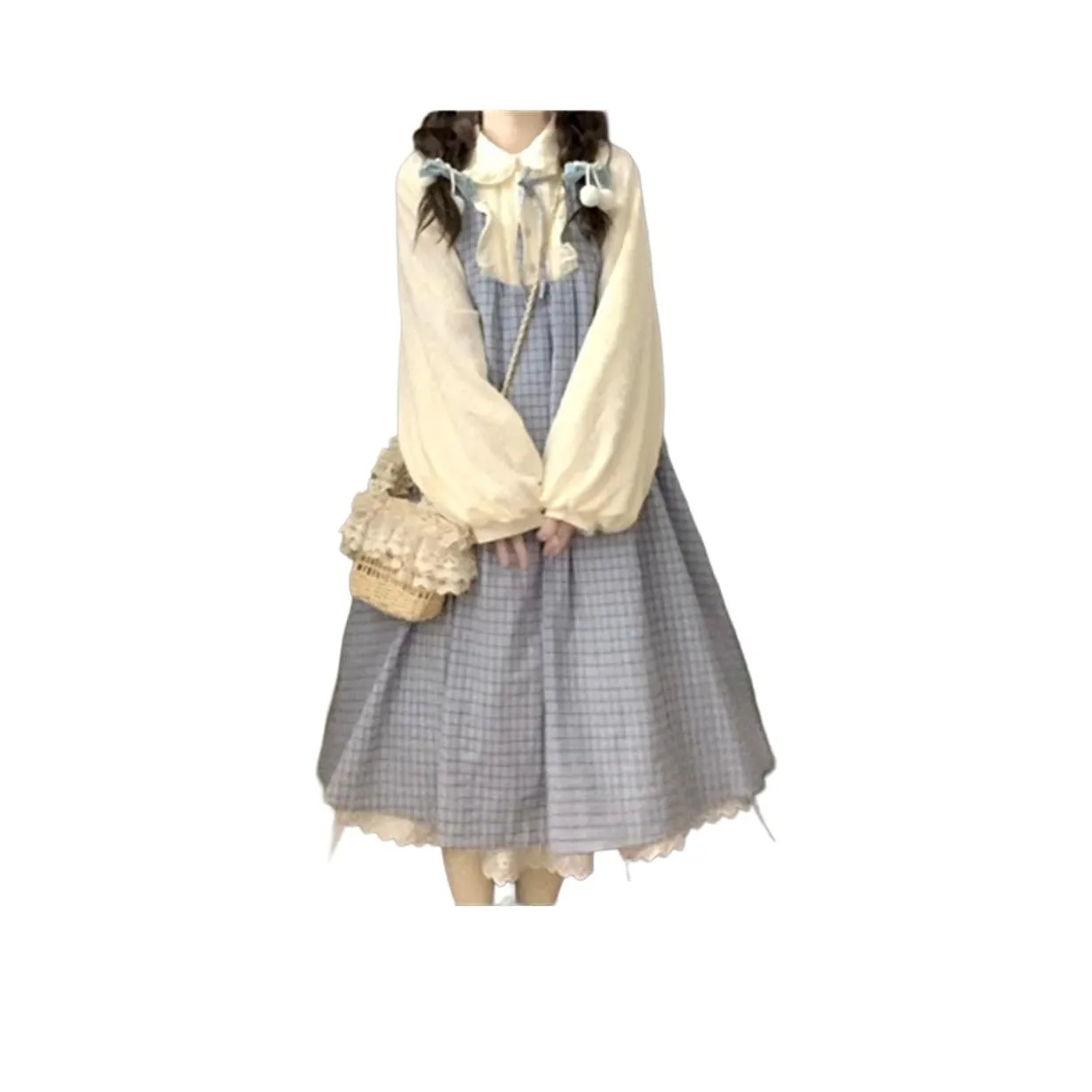 STYUW Длинное платье с длинным рукавом женское