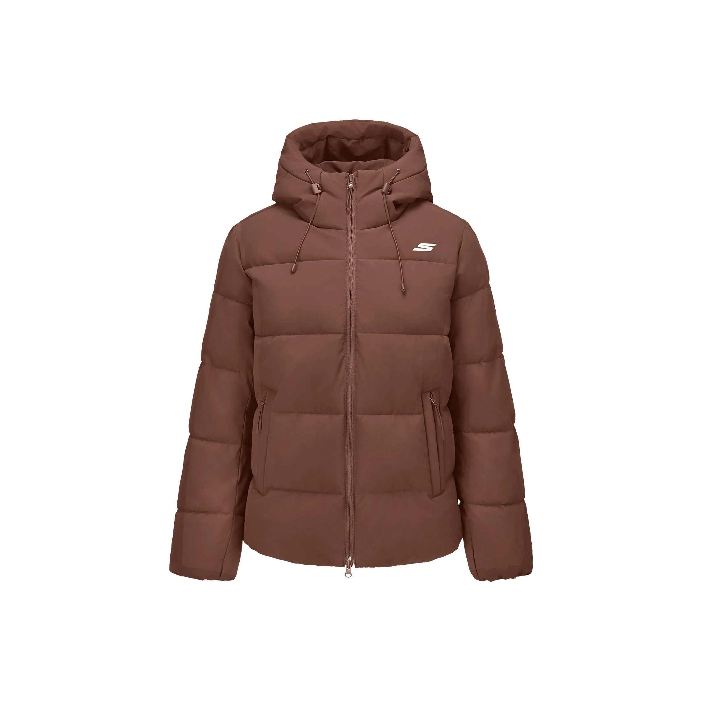 Skechers Куртка Женская Hot Шоколадно-Коричневый