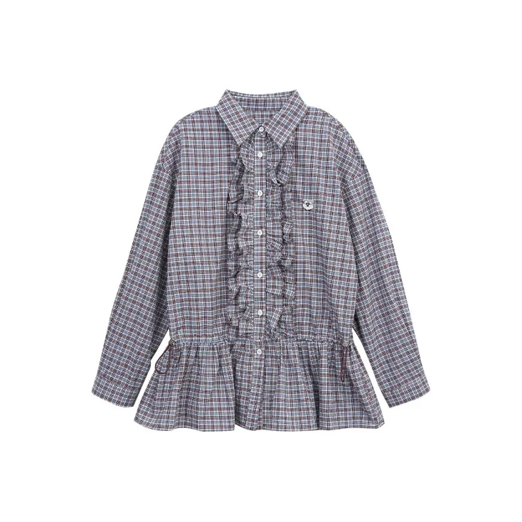 MASOOMAKE Red Women's Shirts MASOOMAKE Красный Женские Рубашки