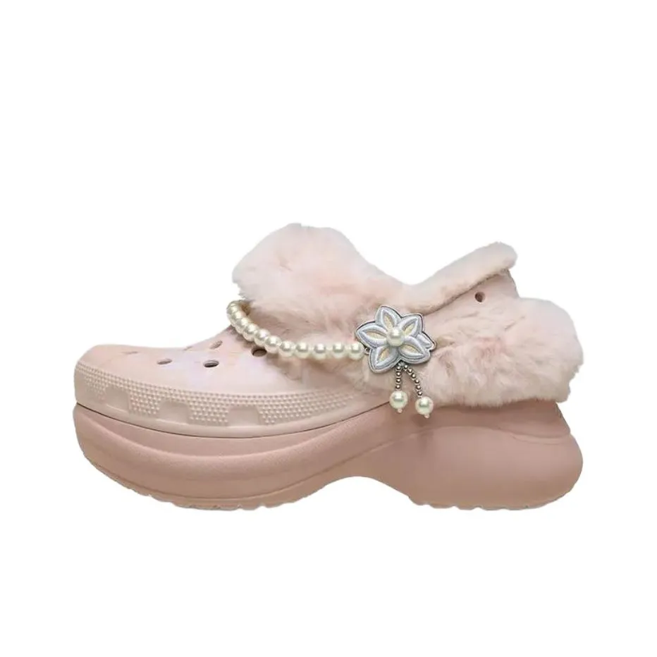 Crocs Кит Цветущая слива Луна Сабо Женские Кварцевый розовый