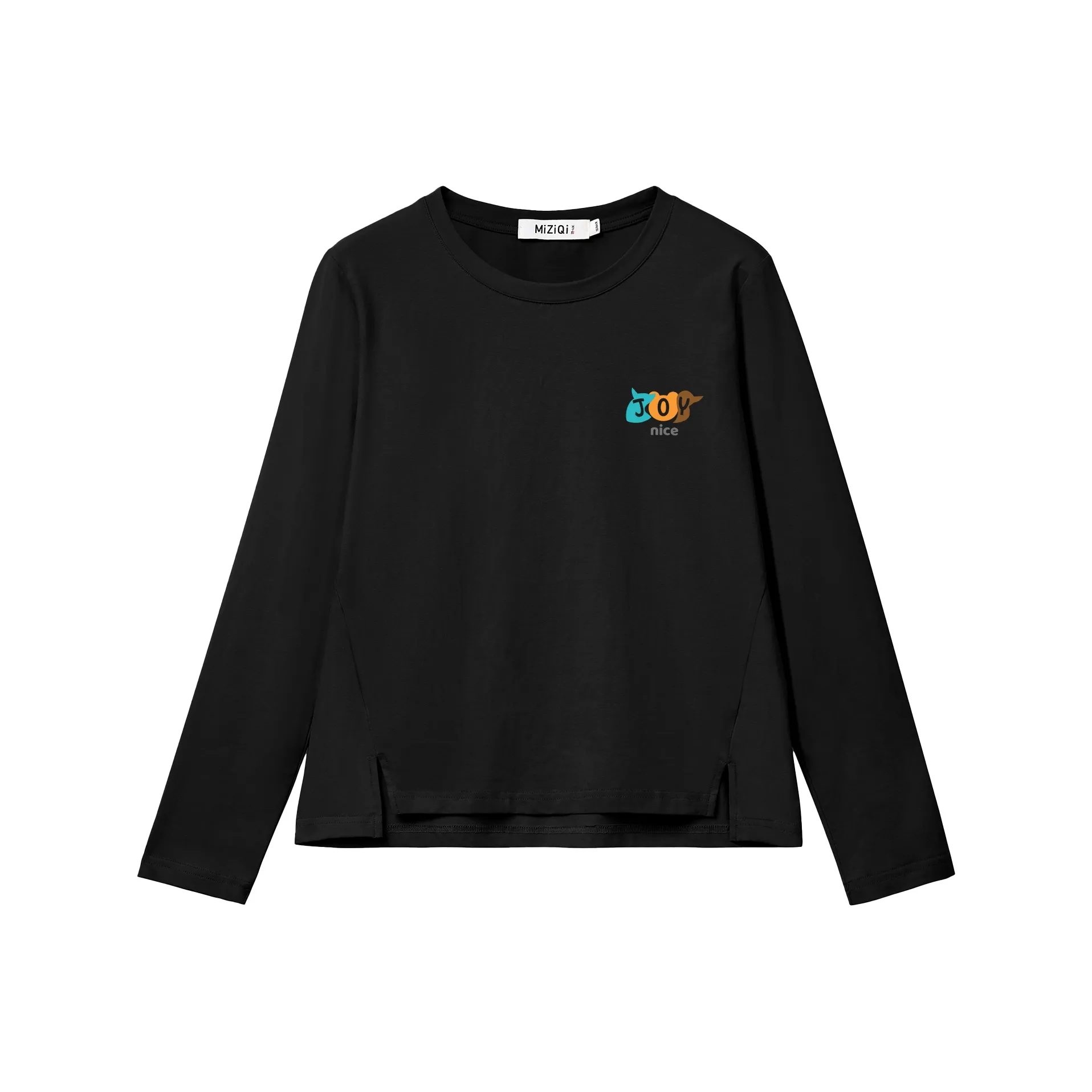 MIZIQI Длинный рукав Т-рубашка Женская