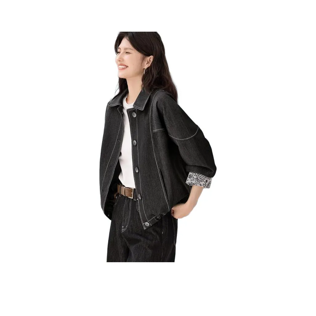 XWI Denim Черный Женский Куртки