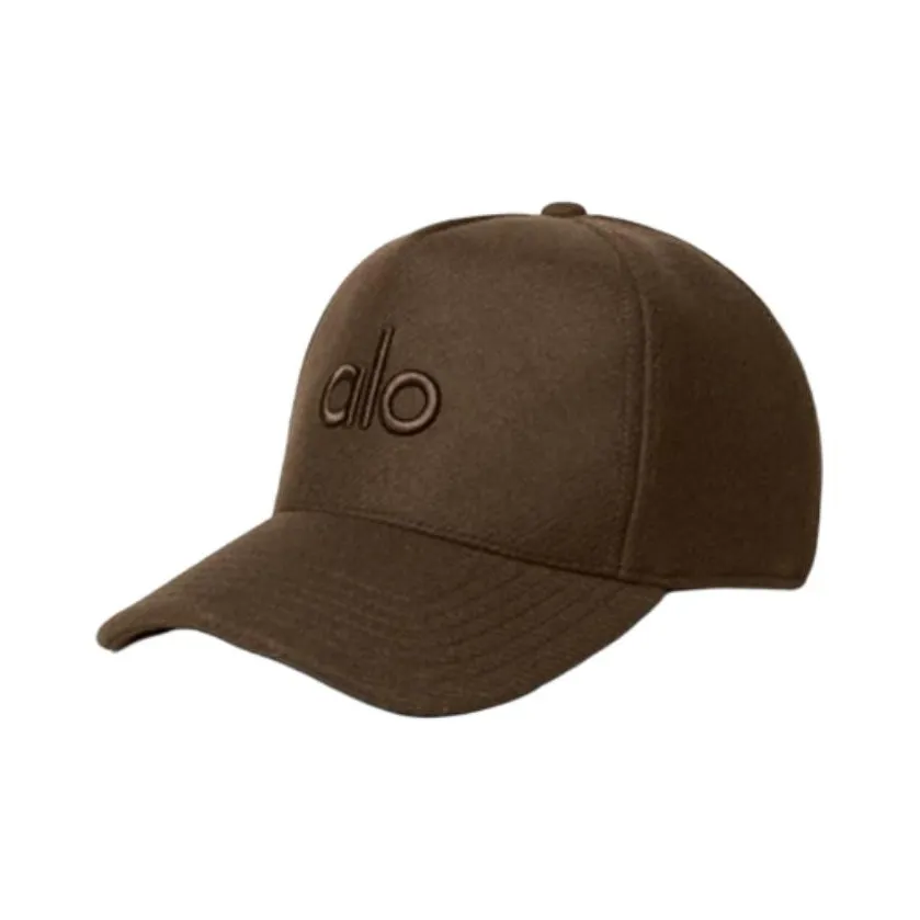 Alo Yoga Шерстяные кепки унисекс кофейного цвета