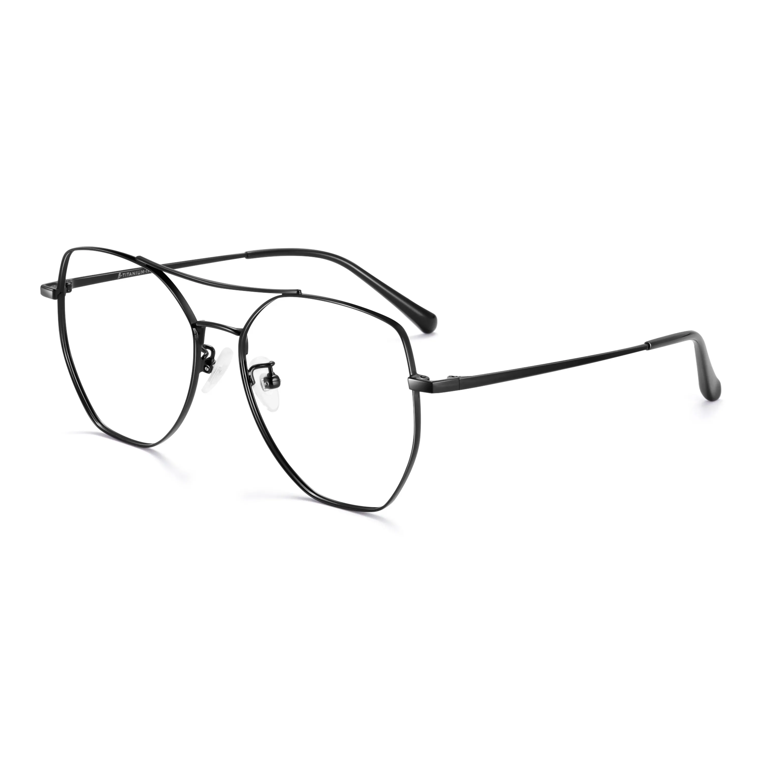 Wood Premium Титан Авиатор Оправы для очков Мужской