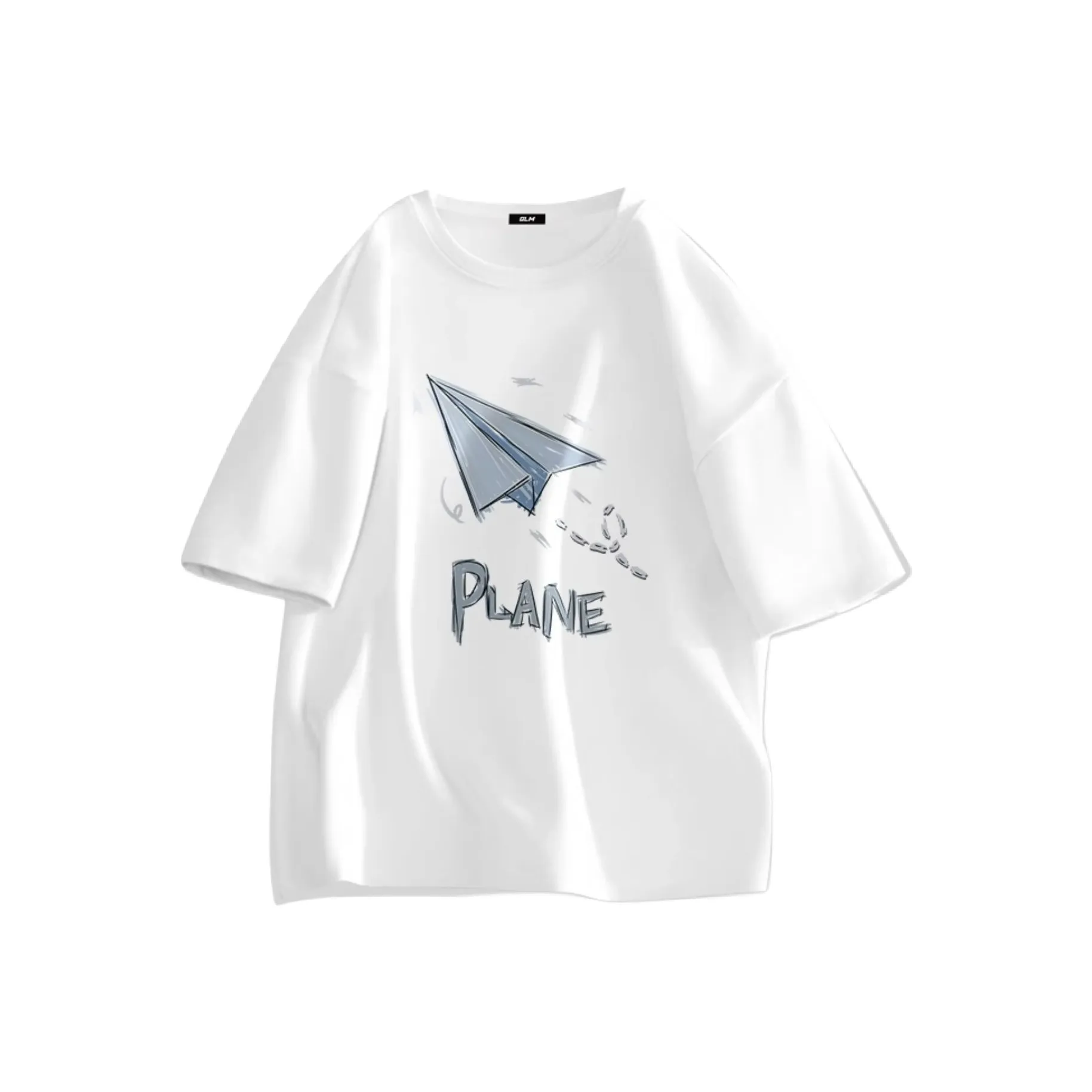 TONYBEAR Стандартный Парный T-Рубашка Повседневная Удобная Легкая Нишевый Универсальный 100% Хлопок Американский Унисекс